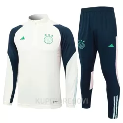 Ajax Komplet Sweatshirts Četvrt-Zip 2023/24 Bijela