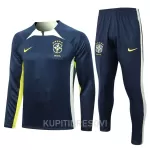 Brazil Komplet Sweatshirts Četvrt-Zip 2023/24 Plava
