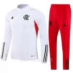 CR Flamengo Komplet Sweatshirts Četvrt-Zip 2023/24 Bijela