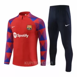 FC Barcelona Komplet Sweatshirts Četvrt-Zip 2023/24 Crvena FC Barcelona Komplet Sweatshirts Četvrt-Zip 2023/24 Crvena