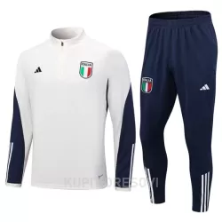 Italija Komplet Sweatshirts Četvrt-Zip 2023/24 Bijela Italija Komplet Sweatshirts Četvrt-Zip 2023/24 Bijela