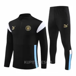Manchester City Komplet Sweatshirts Četvrt-Zip 2023/24 Crna