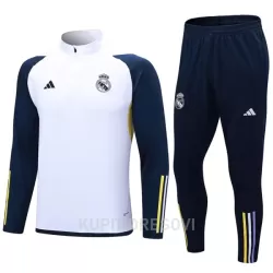 Real Madrid Komplet Sweatshirts Četvrt-Zip 2023/24 Bijela Real Madrid Komplet Sweatshirts Četvrt-Zip 2023/24 Bijela