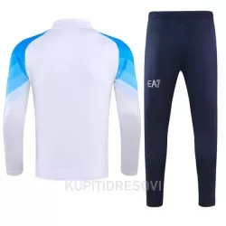 SSC Napoli Komplet Sweatshirts Četvrt-Zip 2023/24 Bijela