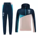 Komplet Trenirke za Treniranje Manchester City Hoodie Četvrt-Zip 2023/24 Krema