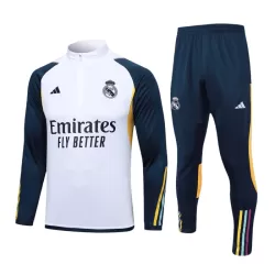 Komplet Trenirke za Treniranje Real Madrid Četvrt-Zip 2023/24 Bijela Komplet Trenirke za Treniranje Real Madrid Četvrt-Zip 2023/24 Bijela