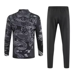 Komplet Trenirke za Treniranje Real Madrid Četvrt-Zip 2023/24 Crna