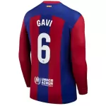 Dresovi FC Barcelona Gavi 6 Domaći 2023/24 Dugi rukav