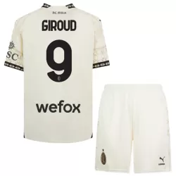 Dječji Dresovi AC Milan Olivier Giroud 9 Četvrta 2023/24 Bijela Dječji Dresovi AC Milan Olivier Giroud 9 Četvrta 2023/24 Bijela