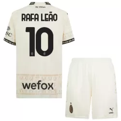 Dječji Dresovi AC Milan Rafael Leao 10 Četvrta 2023/24 Bijela Dječji Dresovi AC Milan Rafael Leao 10 Četvrta 2023/24 Bijela