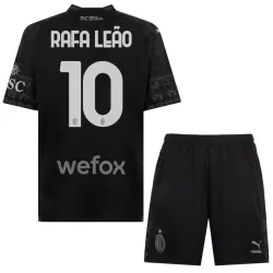 Dječji Dresovi AC Milan Rafael Leao 10 Četvrta 2023/24 Crna Dječji Dresovi AC Milan Rafael Leao 10 Četvrta 2023/24 Crna