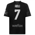 Dresovi AC Milan Yacine Adli 7 Četvrta 2023/24 Crna