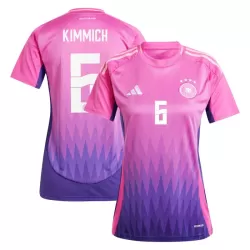 Ženski Dresovi Njemačka Kimmich 6 Gostujući Euro 2024 Ženski Dresovi Njemačka Kimmich 6 Gostujući Euro 2024