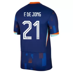 Dječji Dresovi Nizozemska Frenkie de Jong 21 Gostujući Euro 2024