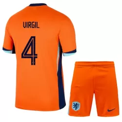 Dječji Dresovi Nizozemska Virgil 4 Domaći Euro 2024 Dječji Dresovi Nizozemska Virgil 4 Domaći Euro 2024