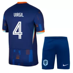 Dječji Dresovi Nizozemska Virgil 4 Gostujući Euro 2024 Dječji Dresovi Nizozemska Virgil 4 Gostujući Euro 2024