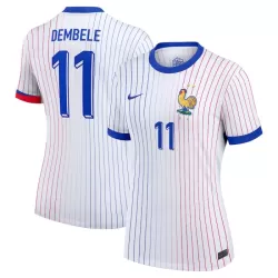 Ženski Dresovi Francuska Dembele 11 Gostujući Euro 2024 Ženski Dresovi Francuska Dembele 11 Gostujući Euro 2024