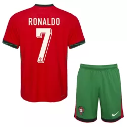 Dječji Dresovi Portugal Ronaldo 7 Domaći Euro 2024 Dječji Dresovi Portugal Ronaldo 7 Domaći Euro 2024