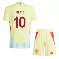 Dječji Dresovi Španjolska Dani Olmo 10 Gostujući Euro 2024 Dječji Dresovi Španjolska Dani Olmo 10 Gostujući Euro 2024