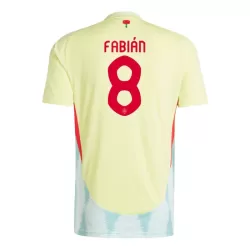 Dresovi Španjolska Fabian Ruiz 8 Gostujući Euro 2024 Dresovi Španjolska Fabian Ruiz 8 Gostujući Euro 2024