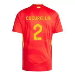 Dresovi Španjolska Marc Cucurella 2 Domaći Euro 2024 Dresovi Španjolska Marc Cucurella 2 Domaći Euro 2024
