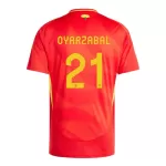 Dresovi Španjolska Mikel Oyarzabal 21 Domaći Euro 2024