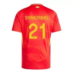 Dresovi Španjolska Mikel Oyarzabal 21 Domaći Euro 2024 Dresovi Španjolska Mikel Oyarzabal 21 Domaći Euro 2024