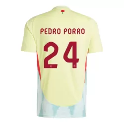 Dresovi Španjolska Pedro Porro 24 Gostujući Euro 2024 Dresovi Španjolska Pedro Porro 24 Gostujući Euro 2024