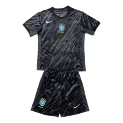Dječji Golmanski Dresovi Brazil 2024 Crna Dječji Golmanski Dresovi Brazil 2024 Crna