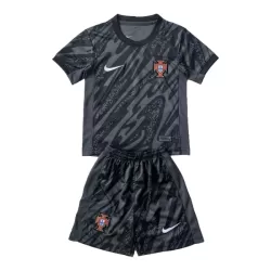 Dječji Golmanski Dresovi Portugal Euro 2024 Crna Dječji Golmanski Dresovi Portugal Euro 2024 Crna