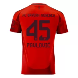 Dresovi FC Bayern München Aleksandar Pavlovic 45 Domaći 2024/25 Dresovi FC Bayern München Aleksandar Pavlovic 45 Domaći 2024/25
