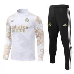 Dječji Komplet Trenirke za Treniranje Real Madrid Četvrt-Zip 2024/25 Bijela Dječji Komplet Trenirke za Treniranje Real Madrid Četvrt-Zip 2024/25 Bijela