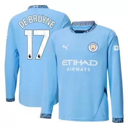 Dresovi Manchester City De Bruyne 17 Domaći 2024/25 Dugi rukav Dresovi Manchester City De Bruyne 17 Domaći 2024/25 Dugi rukav