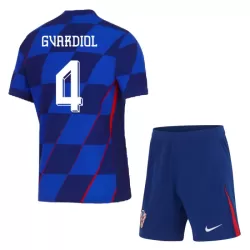 Dječji Dresovi Hrvatska Gvardiol 4 Gostujući Euro 2024 Dječji Dresovi Hrvatska Gvardiol 4 Gostujući Euro 2024