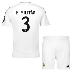 Dječji Dresovi Real Madrid E. Militão 3 Domaći 2024/25 Dječji Dresovi Real Madrid E. Militão 3 Domaći 2024/25