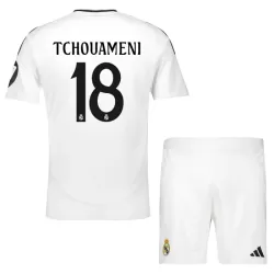 Dječji Dresovi Real Madrid Tchouaméni 18 Domaći 2024/25 Dječji Dresovi Real Madrid Tchouaméni 18 Domaći 2024/25