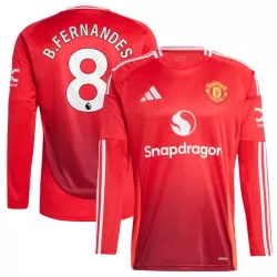 Dresovi Manchester United Bruno Fernandes 8 Domaći 2024/25 Dugi rukav Dresovi Manchester United Bruno Fernandes 8 Domaći 2024/25 Dugi rukav