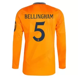 Dresovi Real Madrid Bellingham 5 Gostujući 2024/25 Dugi rukav Dresovi Real Madrid Bellingham 5 Gostujući 2024/25 Dugi rukav