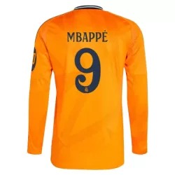 Dresovi Real Madrid Mbappé 9 Gostujući 2024/25 Dugi rukav Dresovi Real Madrid Mbappé 9 Gostujući 2024/25 Dugi rukav