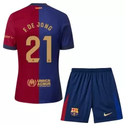 Dječji Dresovi FC Barcelona Frenkie de Jong 21 Domaći 2024/25 Dječji Dresovi FC Barcelona Frenkie de Jong 21 Domaći 2024/25