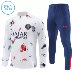 Dječji Komplet Trenirke za Treniranje Paris Saint-Germain Četvrt-Zip 2024/25 Bijela Dječji Komplet Trenirke za Treniranje Paris Saint-Germain Četvrt-Zip 2024/25 Bijela