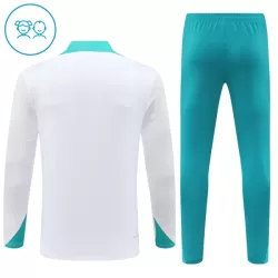 Dječji Komplet Trenirke za Treniranje Portugal Četvrt-Zip 2024/25 Bijela