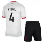 Dječji Dresovi Liverpool Virgil 4 Treći 2024/25