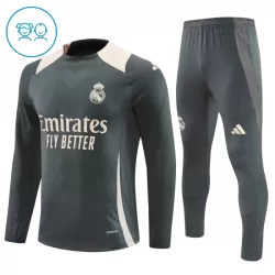 Dječji Real Madrid Trening Dres Komplet 2024/25 Sivo Dječji Real Madrid Trening Dres Komplet 2024/25 Sivo