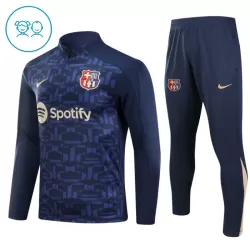 Dječji Komplet Trenirke za Treniranje Barcelona Četvrt-Zip 2024/25 Navy Dječji Komplet Trenirke za Treniranje Barcelona Četvrt-Zip 2024/25 Navy