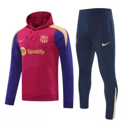 Komplet Trenirke za Treniranje Barcelona Hoodie 2024/25 Crvena Komplet Trenirke za Treniranje Barcelona Hoodie 2024/25 Crvena