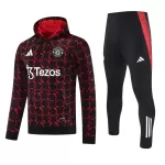 Komplet Trenirke za Treniranje Manchester United Hoodie 2024/25 Crvena