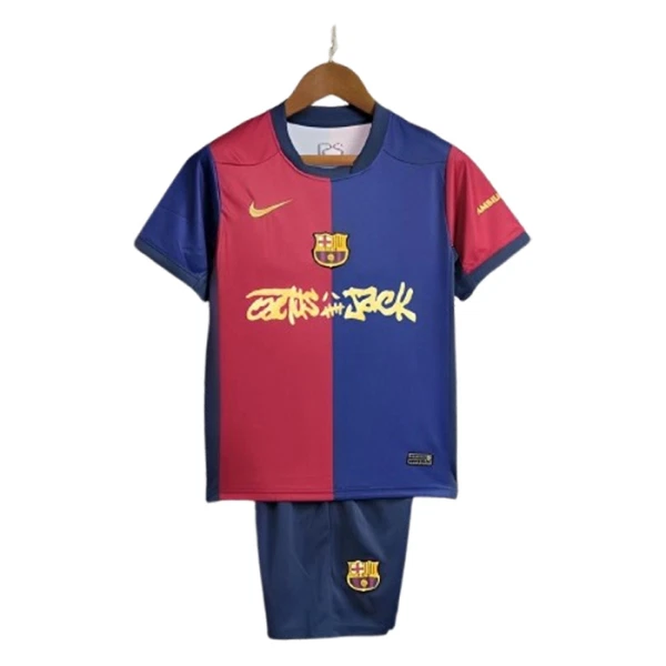 Dječji Dresovi FC Barcelona x Travis Scott Domaći 2024/25 Dječji Dresovi FC Barcelona x Travis Scott Domaći 2024/25