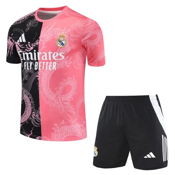 Dječji Dresovi Real Madrid Dragon 2024/25 Ružičasta Dječji Dresovi Real Madrid Dragon 2024/25 Ružičasta