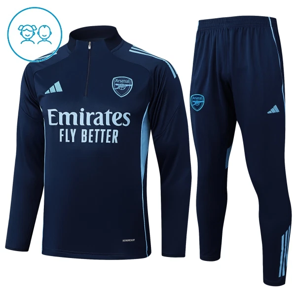 Dječji Komplet Trenirke za Treniranje Arsenal Četvrt-Zip 2025/26 Navy Dječji Komplet Trenirke za Treniranje Arsenal Četvrt-Zip 2025/26 Navy